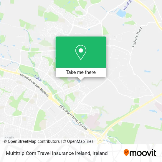 Multitrip.Com Travel Insurance Ireland map