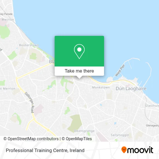 Professional Training Centre map