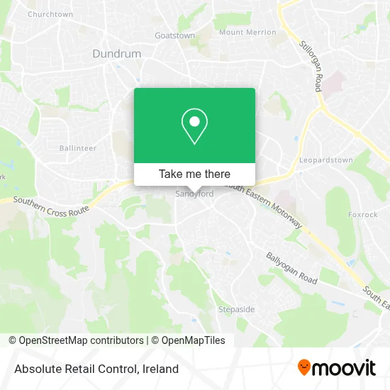 Absolute Retail Control map