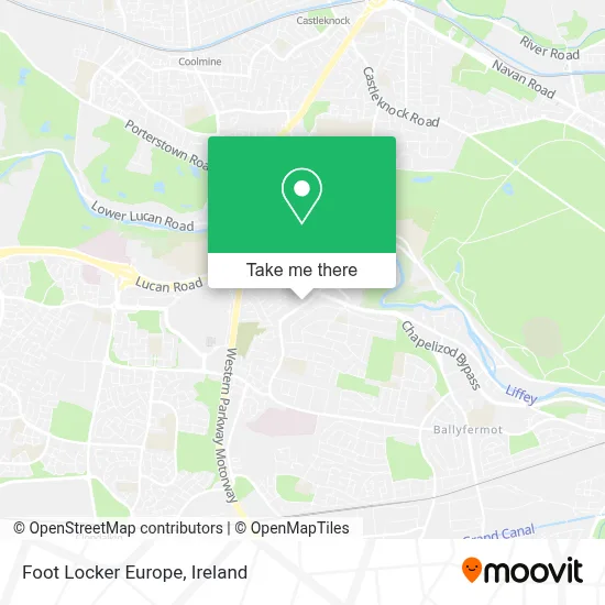 Foot Locker Europe map