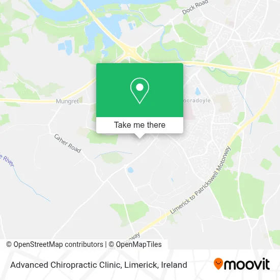 Advanced Chiropractic Clinic, Limerick map