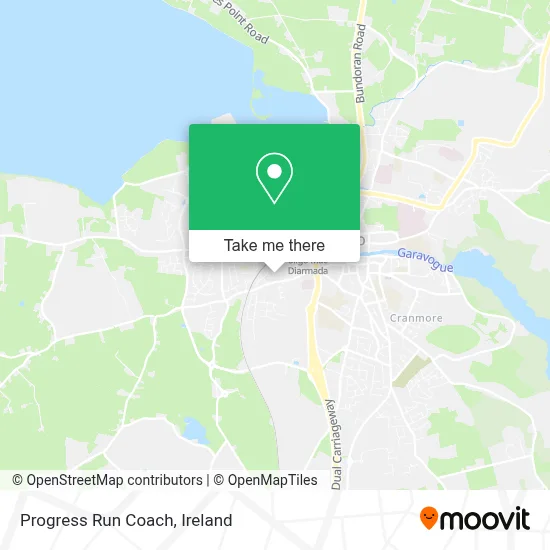 Progress Run Coach map