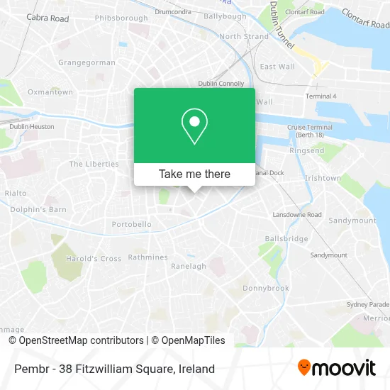 Pembr - 38 Fitzwilliam Square map