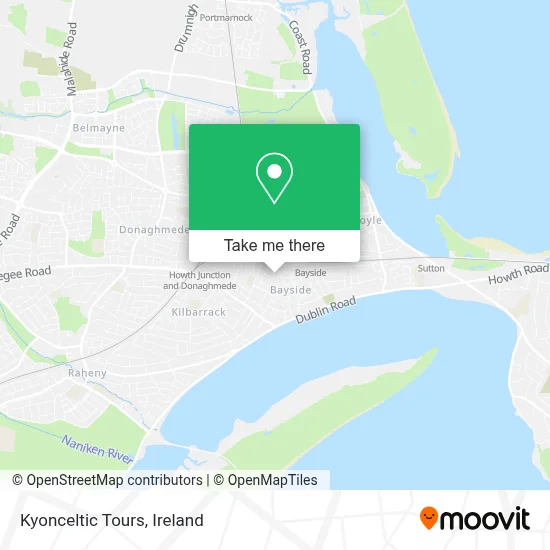 Kyonceltic Tours map