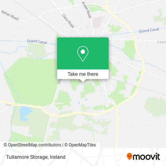 Tullamore Storage map