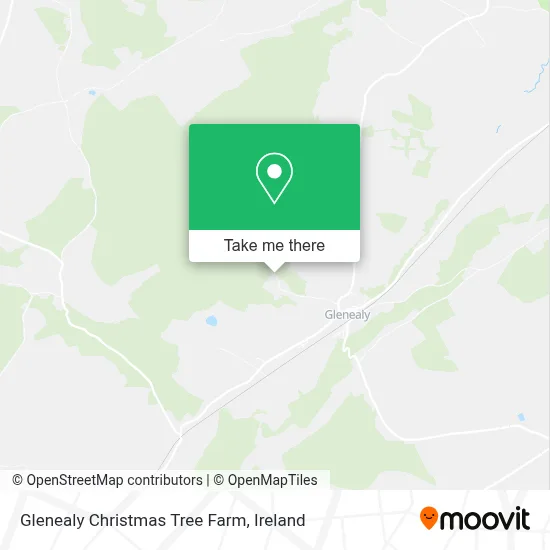 Glenealy Christmas Tree Farm map