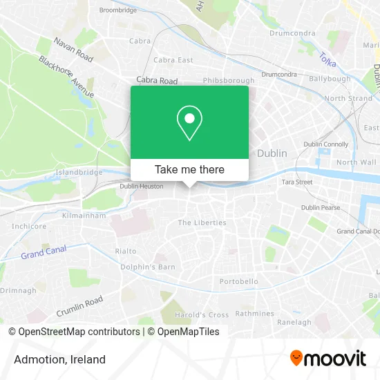 Admotion map