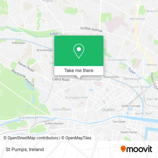 St Pumps map