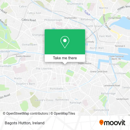Bagots Hutton map