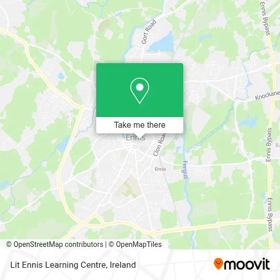 Lit Ennis Learning Centre map