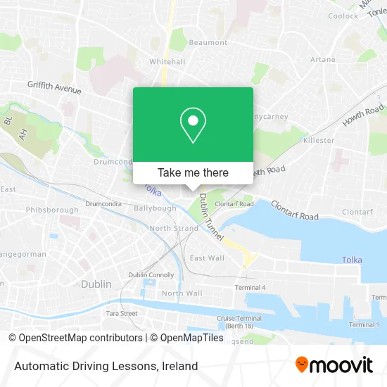 Automatic Driving Lessons map