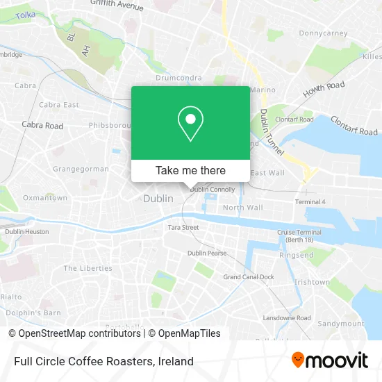 Full Circle Coffee Roasters map