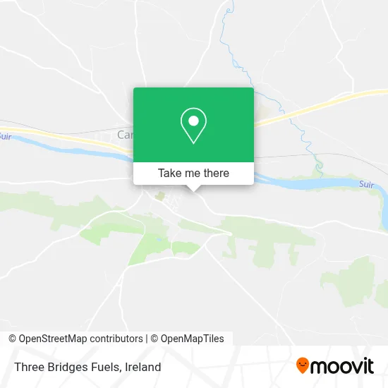 Three Bridges Fuels map