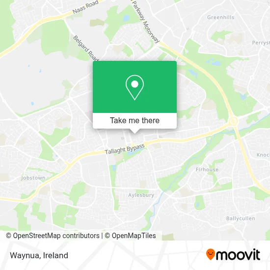 Waynua map