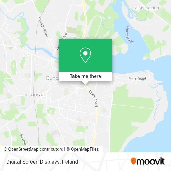 Digital Screen Displays map