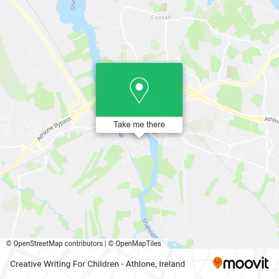 Creative Writing For Children - Athlone map