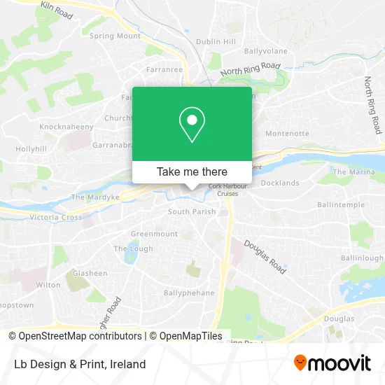Lb Design & Print map