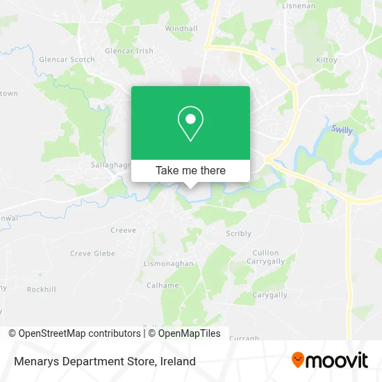 Menarys Department Store map