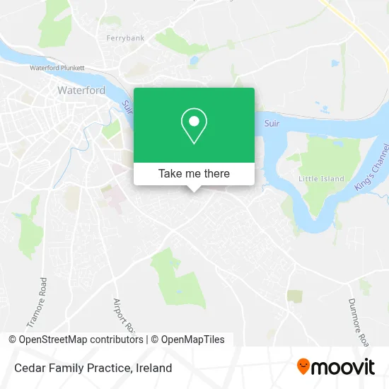 Cedar Family Practice map