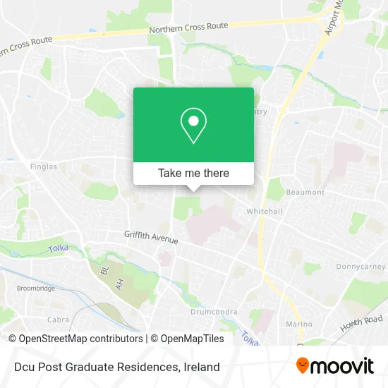 Dcu Post Graduate Residences map