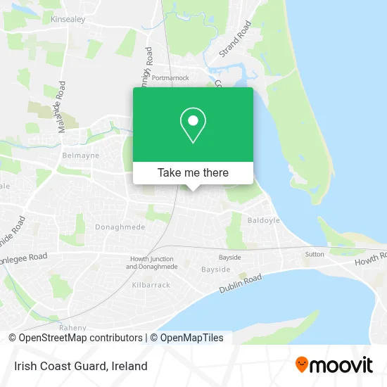 Irish Coast Guard map