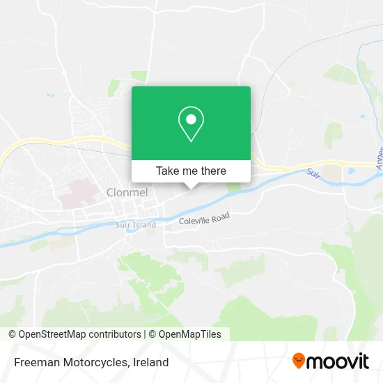 Freeman Motorcycles map