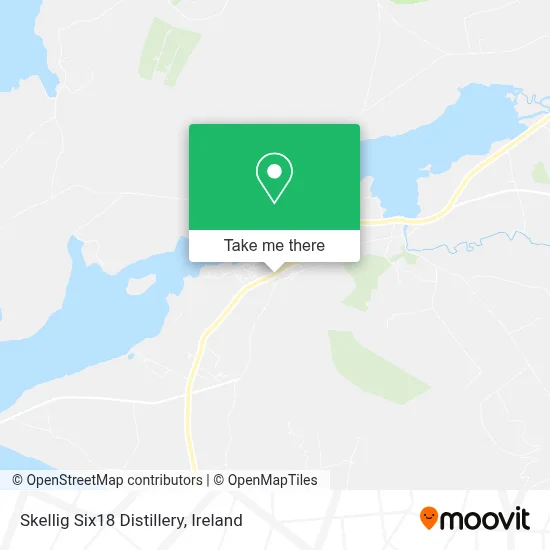 Skellig Six18 Distillery map