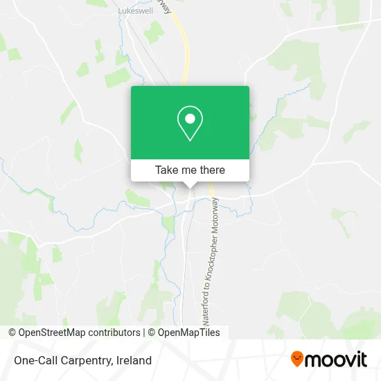 One-Call Carpentry map