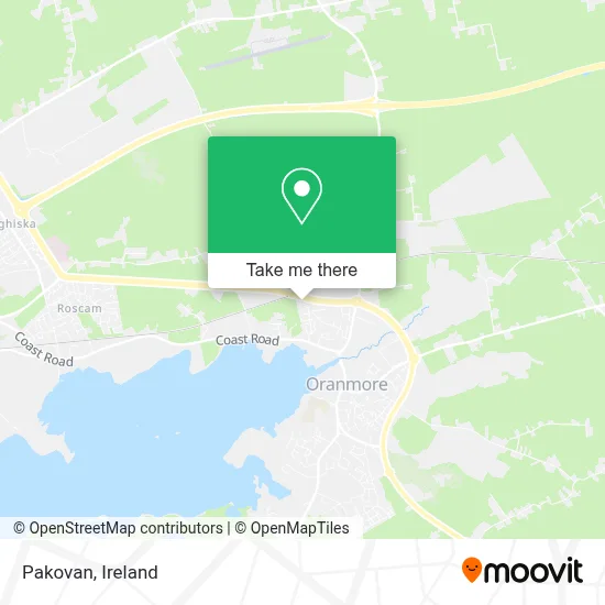 Pakovan map