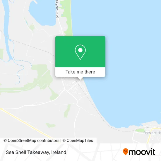 Sea Shell Takeaway map