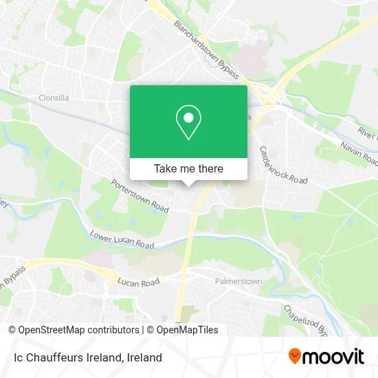 Ic Chauffeurs Ireland map