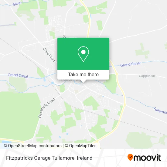 Fitzpatricks Garage Tullamore map