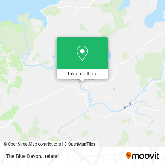 The Blue Devon map