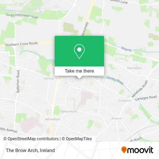 The Brow Arch map