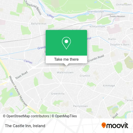 The Castle Inn map