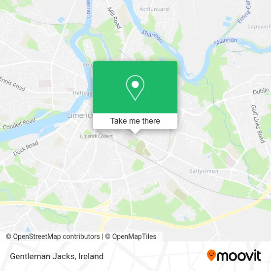 Gentleman Jacks map
