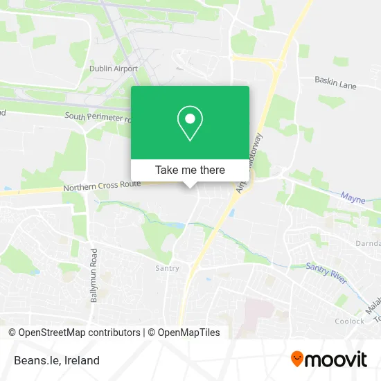 Beans.Ie map