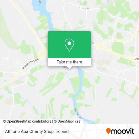 Athlone Apa Charity Shop map