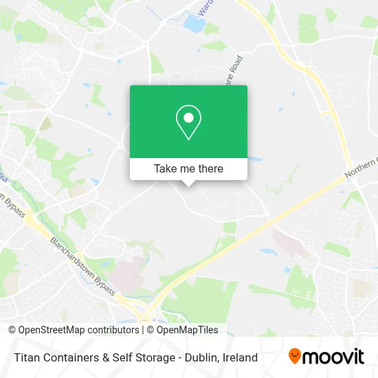 Titan Containers & Self Storage - Dublin map