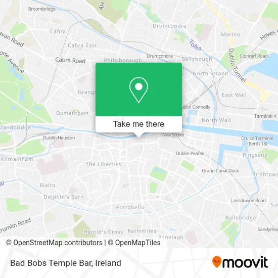 Bad Bobs Temple Bar map