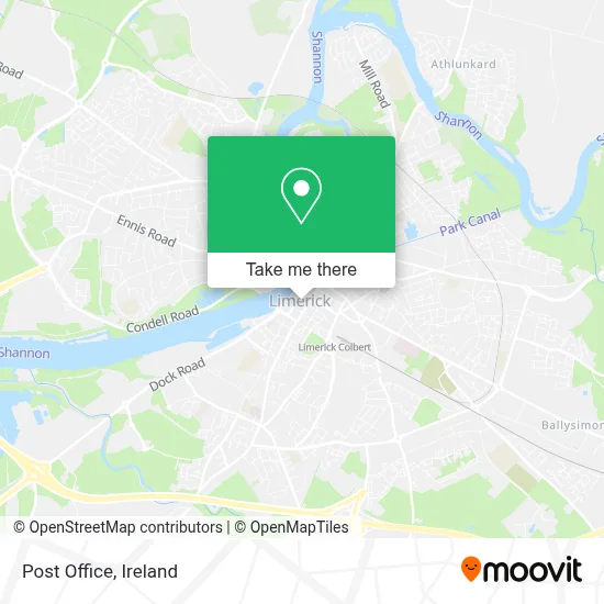 Post Office map