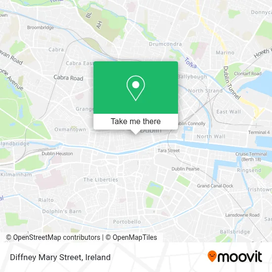 Diffney Mary Street map
