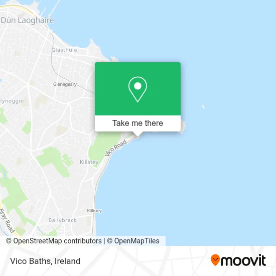 Vico Baths map