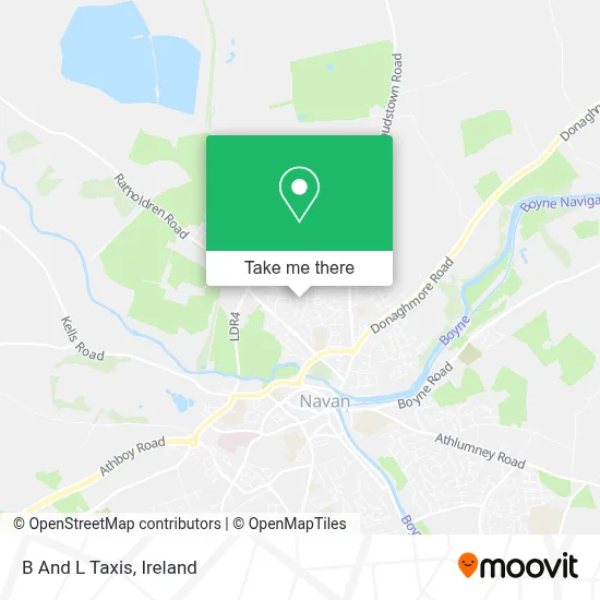 B And L Taxis map
