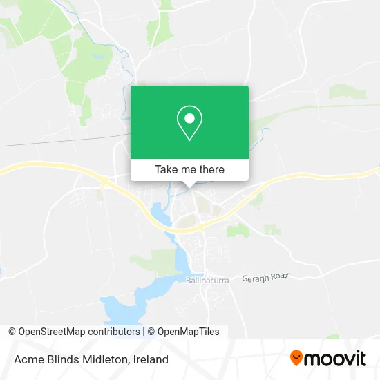Acme Blinds Midleton map