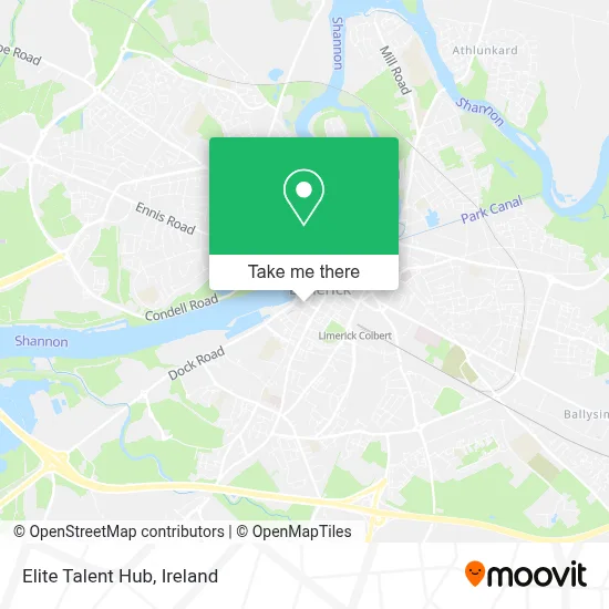 Elite Talent Hub map