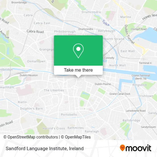 Sandford Language Institute map