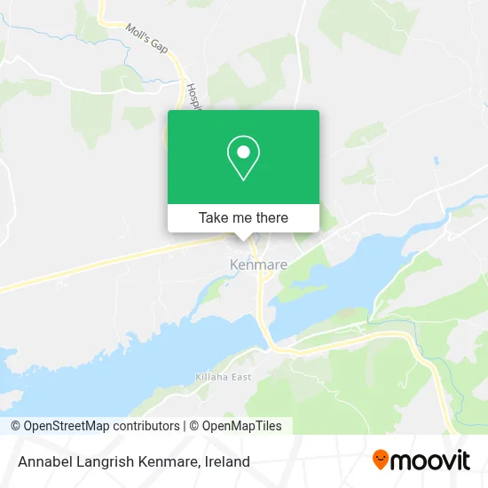 Annabel Langrish  Kenmare map