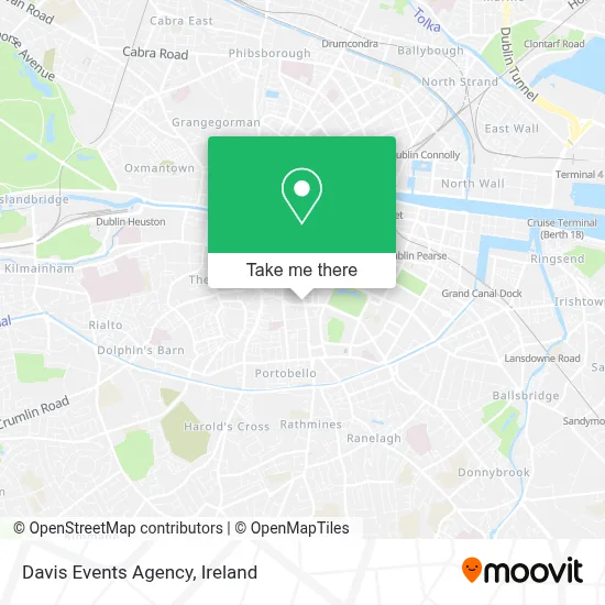 Davis Events Agency map