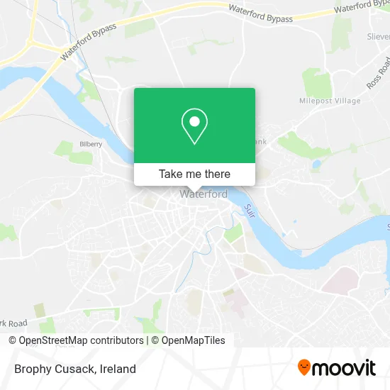 Brophy Cusack map